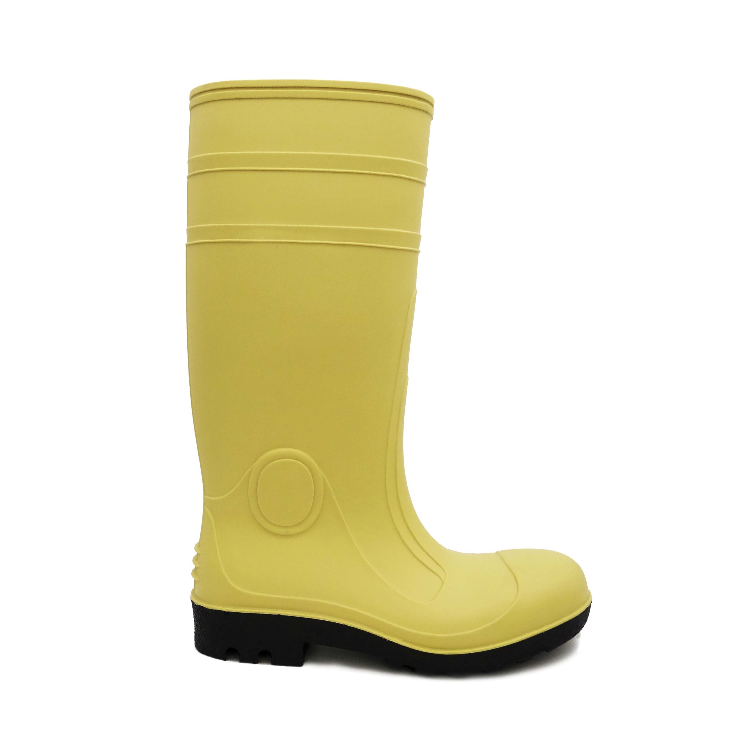 CALZADOS AYALA BOTA PVC CA A LARGA BEIGE SUELA NEGRA Doca Safety