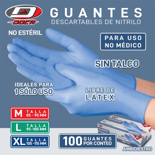 GUANTES DE NITRILO - - Doca Safety